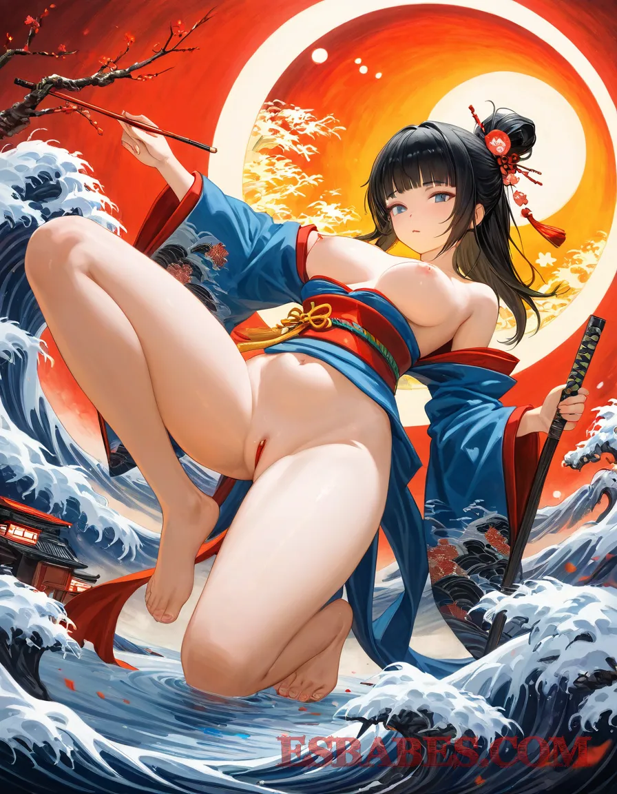Arte ilustración increíble de Kaiju No 8 Demon Slayer Anime 2025 Goku Erotic generado por IA