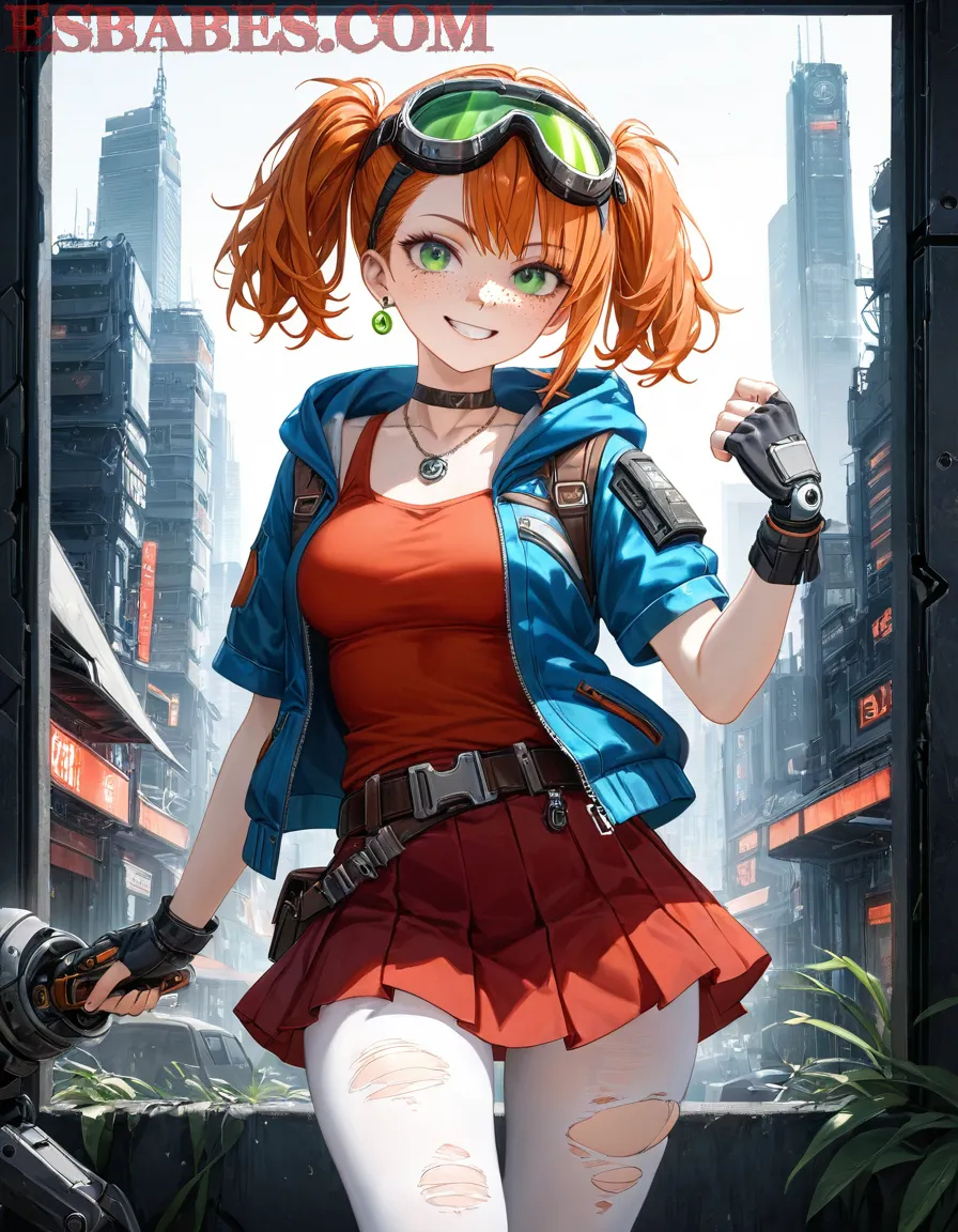 Arte ilustración increíble de Kaiju No 8 Hentai Attack On Titan Luffy Gojo Satoru generado por IA