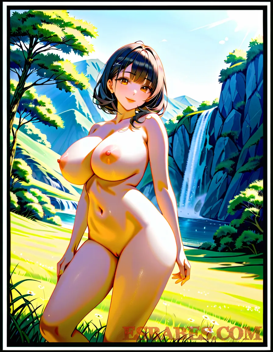 Arte ilustración increíble de Kaiju No 8 Hunter X Hunter Manga Anime Series Goku generado por IA