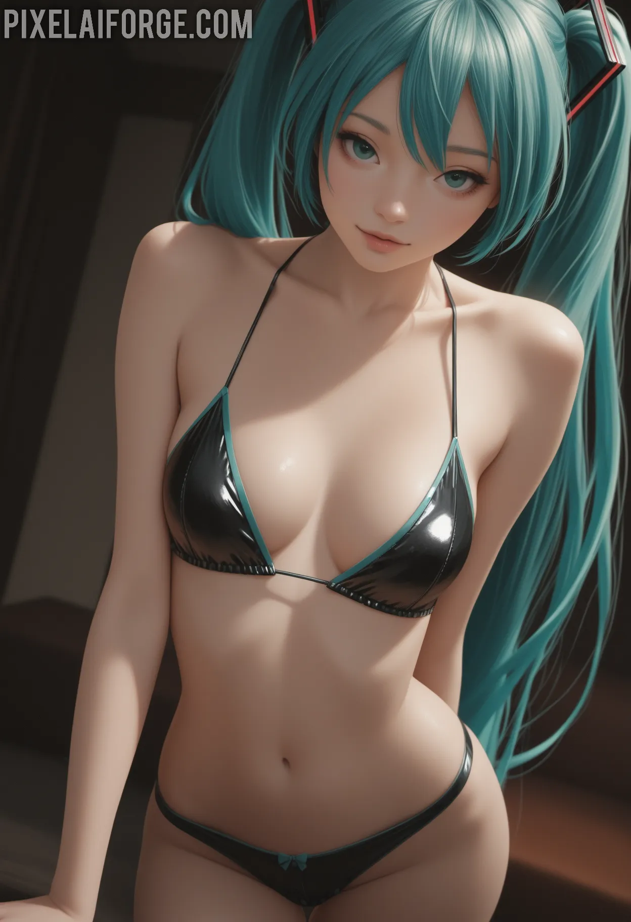 Arte ilustración increíble de Kaiju No 8 Lazarus Hidive Ecchi Doujinshi generado por IA