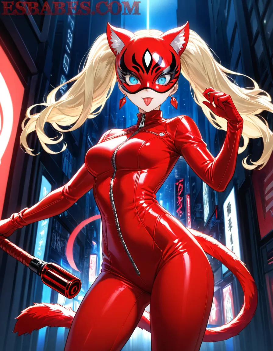 Arte ilustración increíble de Kaiju No 8 New Anime Fan Service Catgirl Maid generado por IA