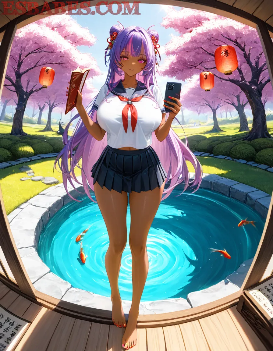 Arte ilustración increíble de Kaiju No 8 Seinen Funimation Ecchi Lolicon generado por IA