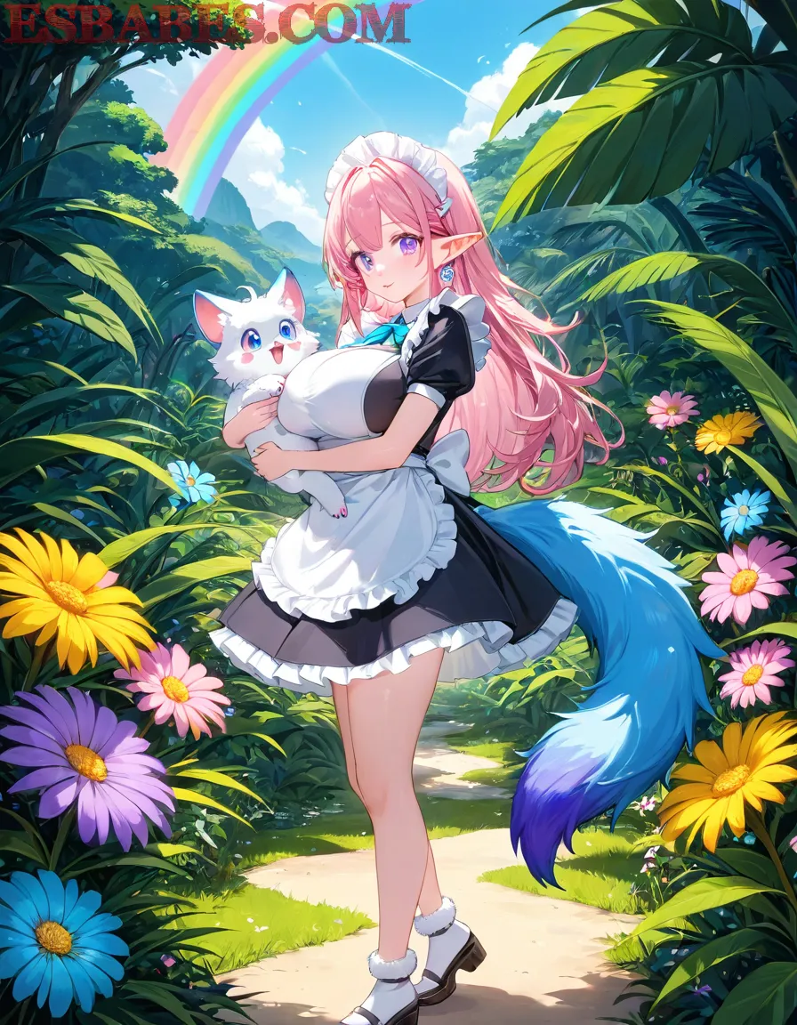 Arte ilustración increíble de Lazarus Anime Wallpaper Steins Gate Funimation Shoujo Ai generado por IA