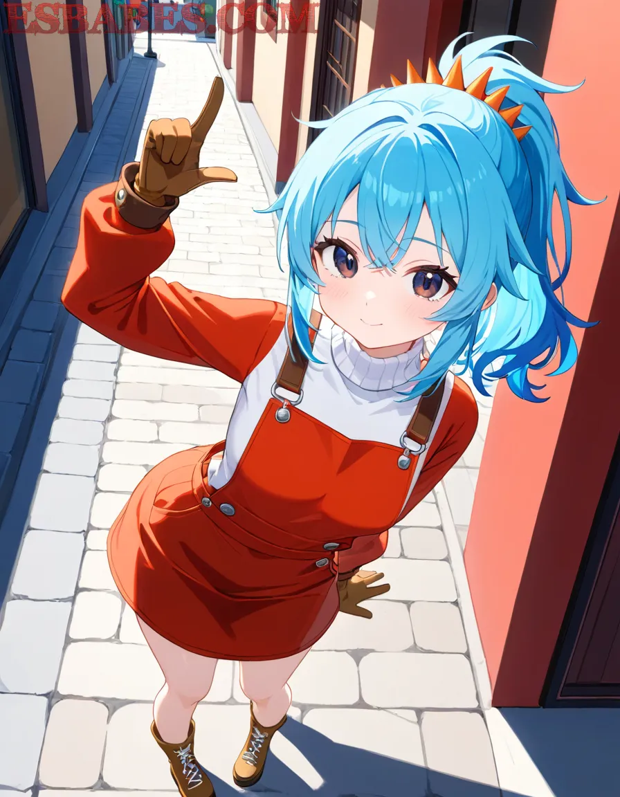 Arte ilustración increíble de Lazarus Hidive Amv Funimation Shoujo Ai generado por IA