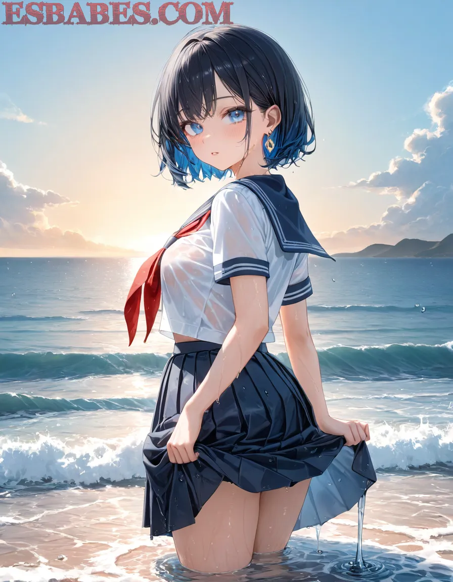 Arte ilustración increíble de Manga Anime Wallpaper Kawaii Ecchi Yuri generado por IA