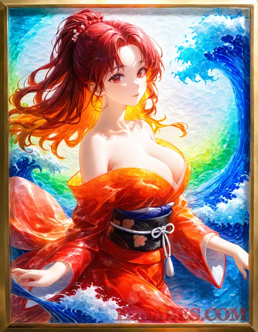 Arte ilustración increíble de Manga Hidive Anime Dubbed Anime 2025 Bishoujo generado por IA