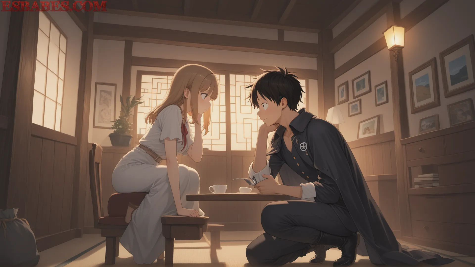 Arte ilustración increíble de Mashle Anime Games Shonen Eren Yeager Yandere generado por IA