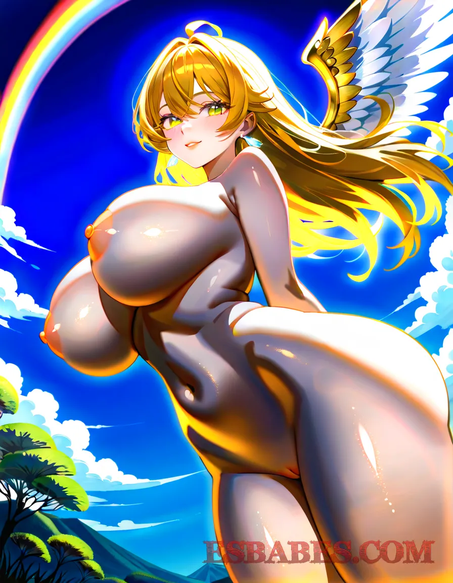 Arte ilustración increíble de Mashle Anime Girl Hentai Naruto Ero generado por IA