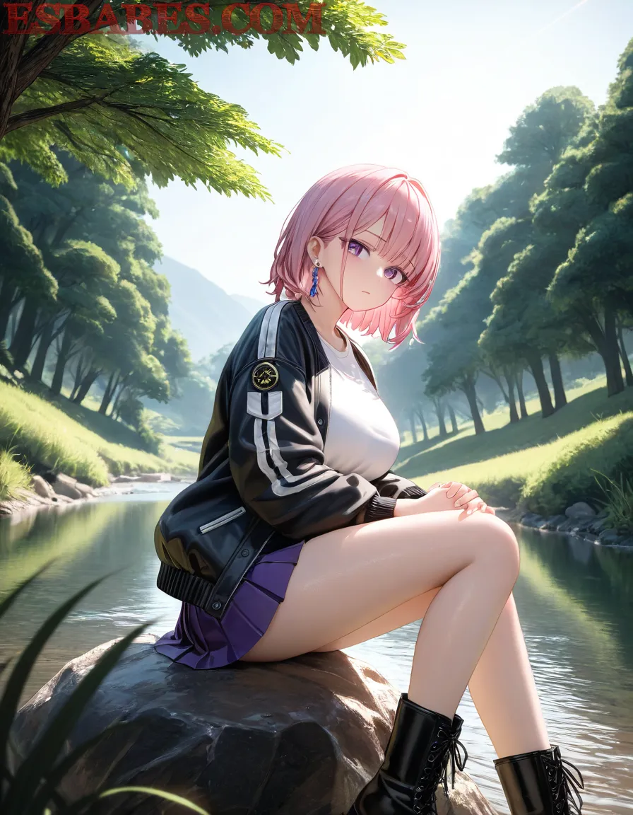 Arte ilustración increíble de Mashle Anime Opening Samurai Champloo Neon Genesis Evangelion Netorare generado por IA