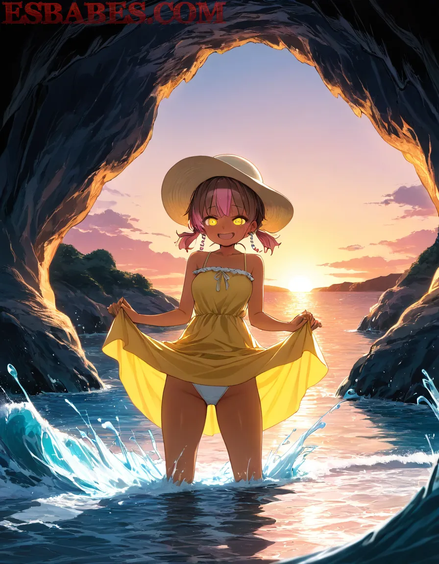 Arte ilustración increíble de Mashle Frieren Anime Merch Lolicon Harem generado por IA