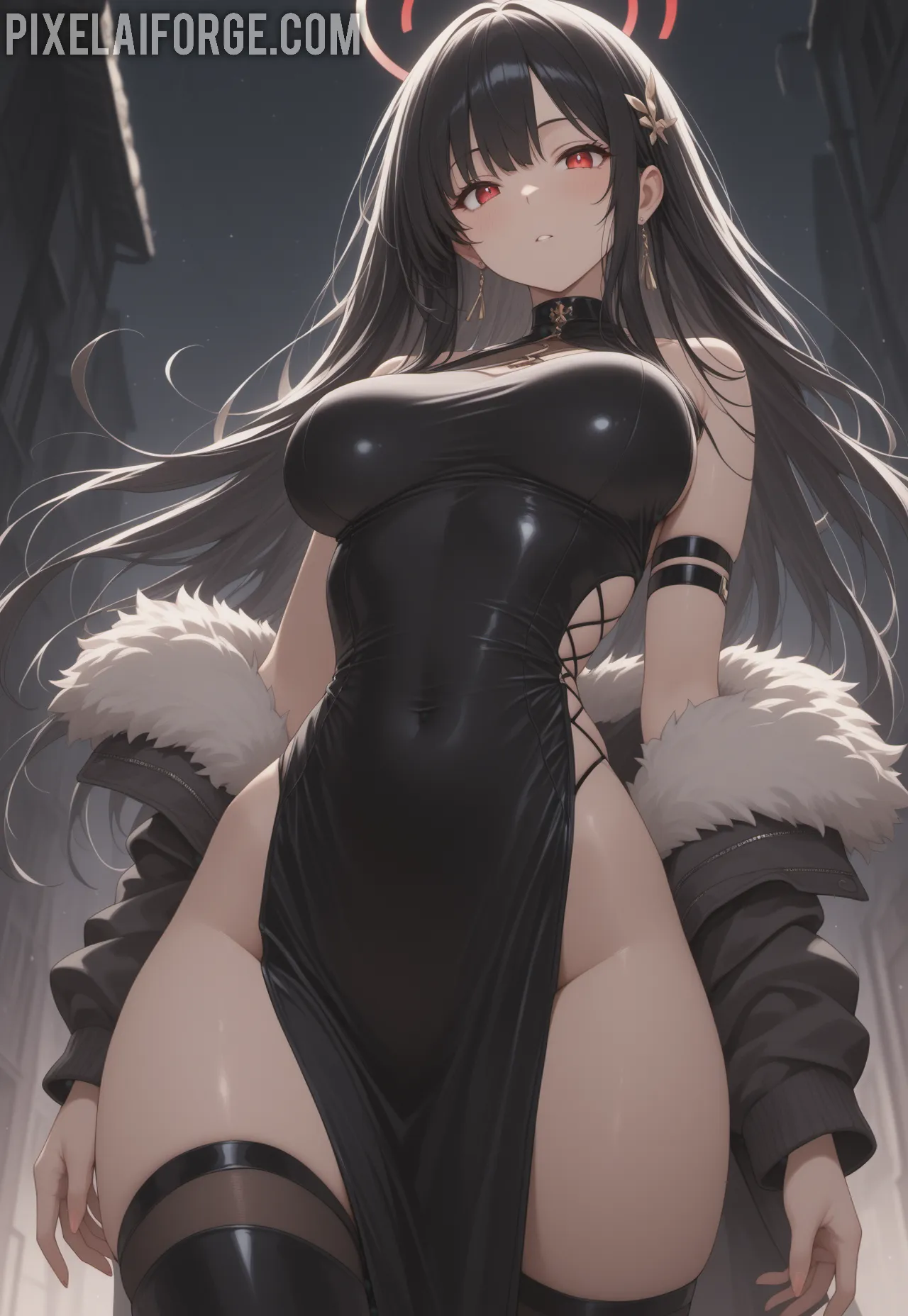 Arte ilustración increíble de Mashle Hentai My Hero Academia Anime List Kawaii generado por IA