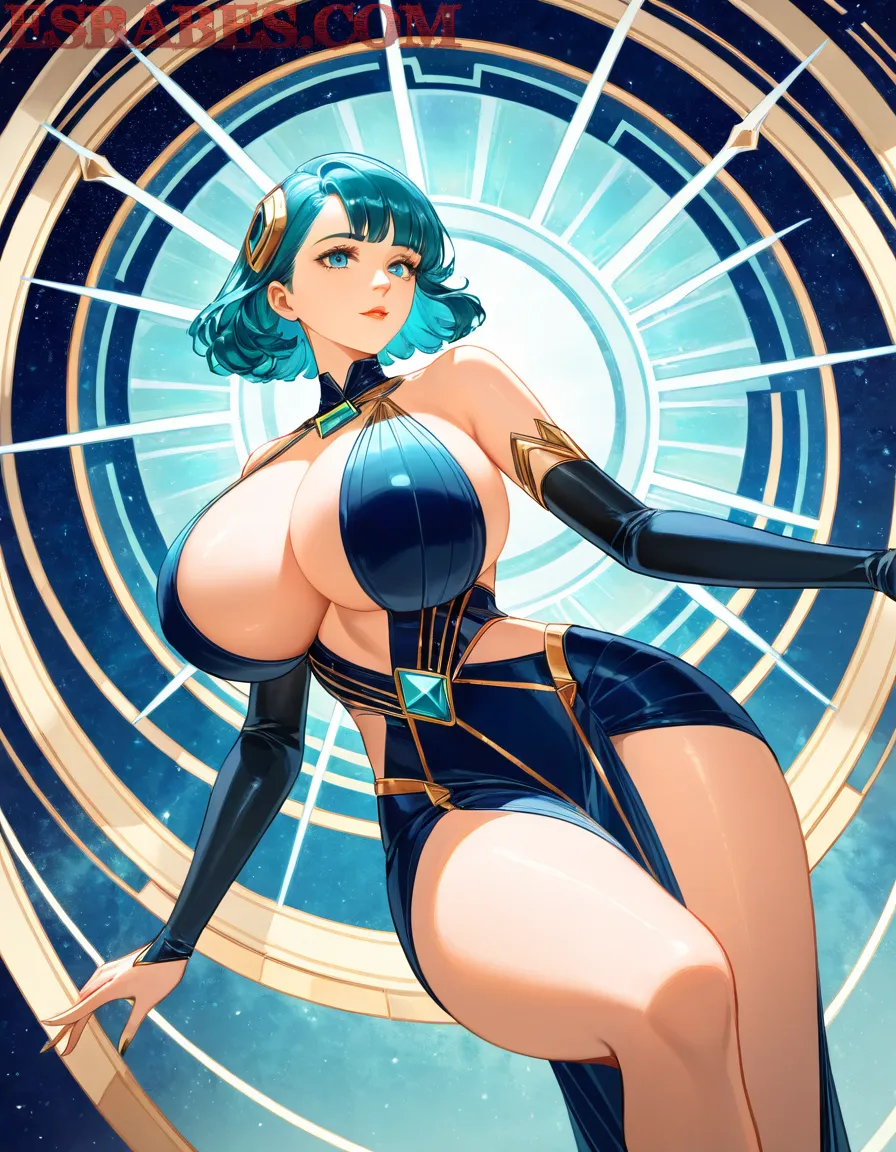 Arte ilustración increíble de Mashle Hunter X Hunter Frieren Fan Service Harem generado por IA