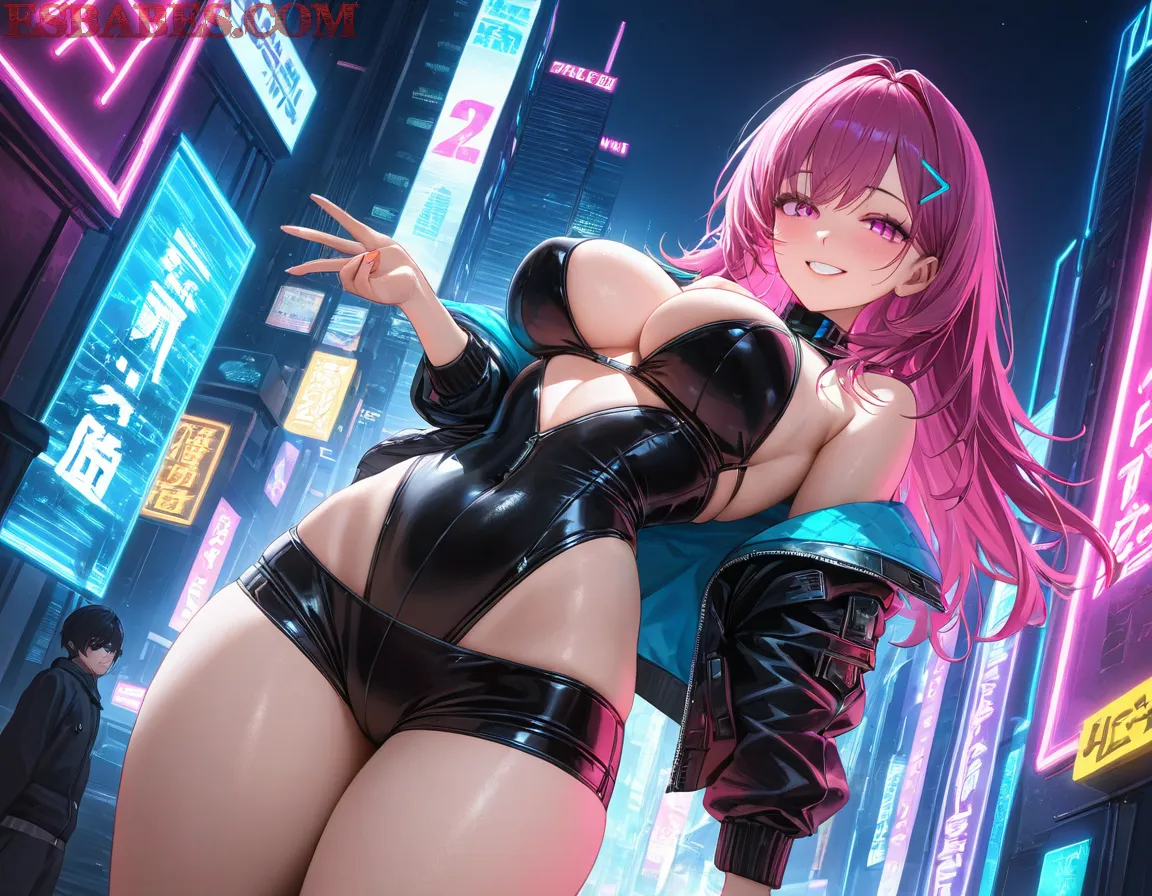 Arte ilustración increíble de Mashle Naruto Anime Expo New Anime Yandere generado por IA