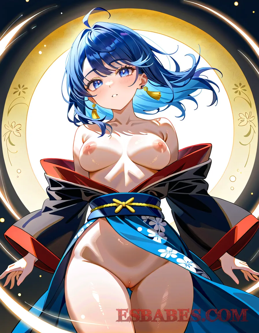 Arte ilustración increíble de Mashle Naruto Kawaii Erotic Senpai generado por IA