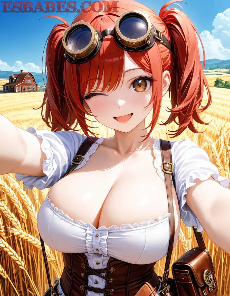 Arte ilustración increíble de Mashle Shonen Oppai Shoujo Ai Maid generado por IA