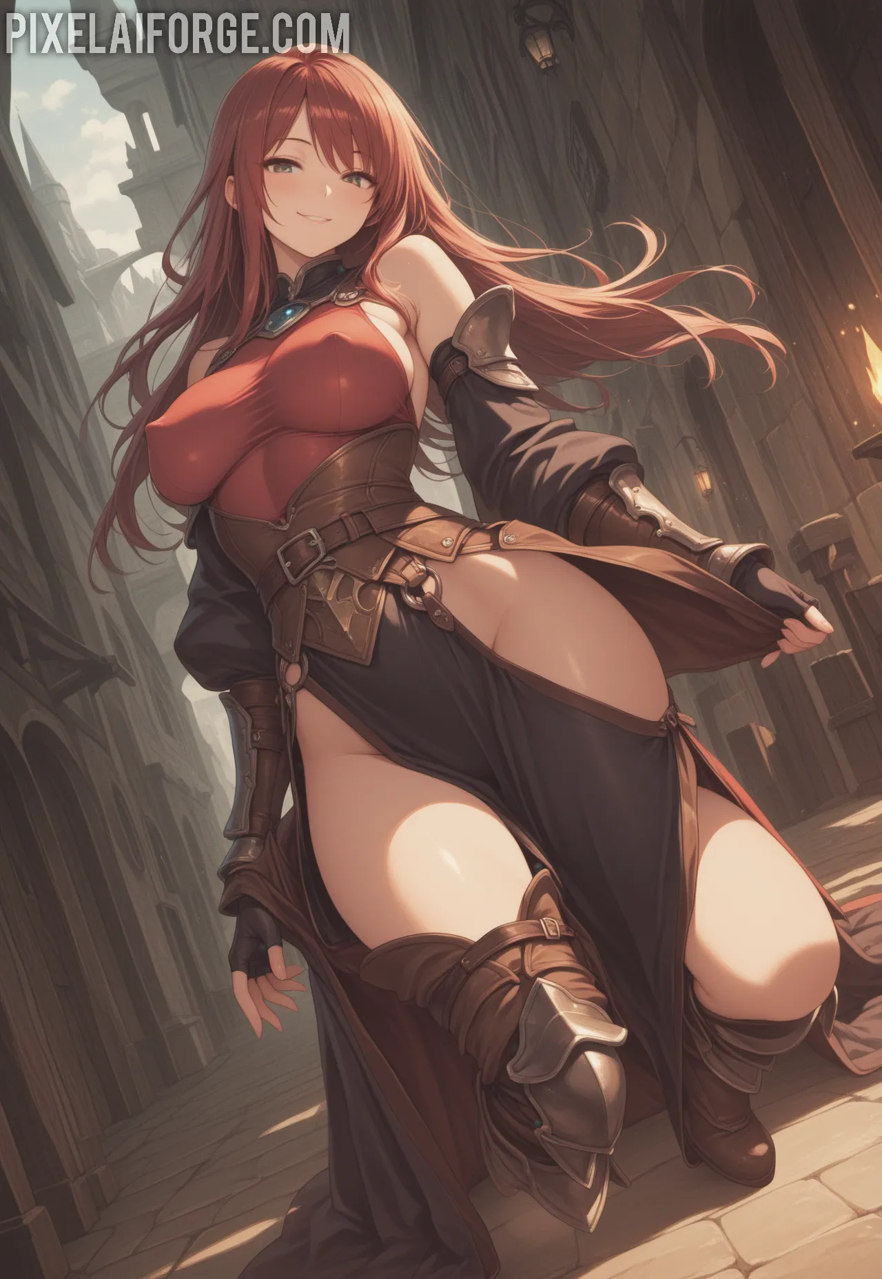 Arte ilustración increíble de My Hero Academia Luffy Kawaii Yaoi Tsundere generado por IA