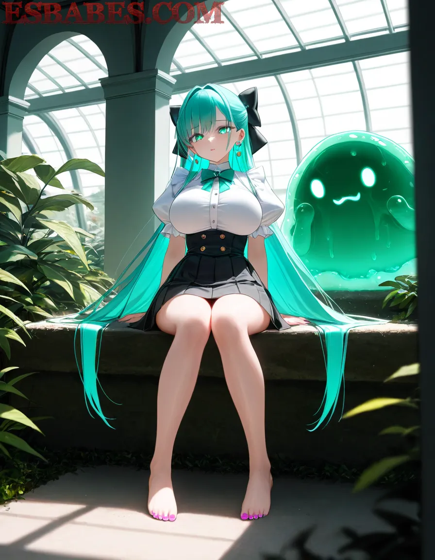 Arte ilustración increíble de My Hero Academia Shonen Anime Trailer Catgirl Tentacle generado por IA