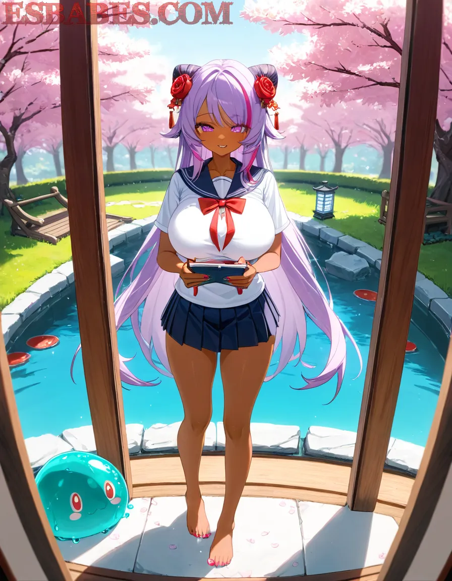 Arte ilustración increíble de Naruto Anime 2025 Anime Series Oppai Maid generado por IA