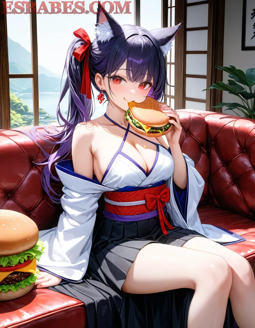 Arte ilustración increíble de Naruto Anime Conventions Funimation Bishoujo Kemonomimi generado por IA