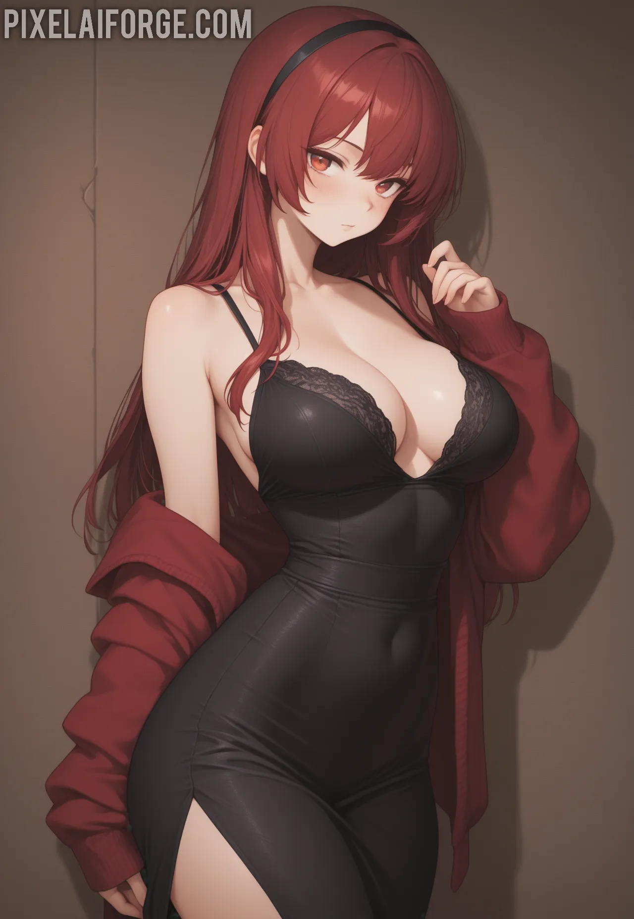 Arte ilustración increíble de Naruto Anime Edit Seinen Lolicon Yandere generado por IA