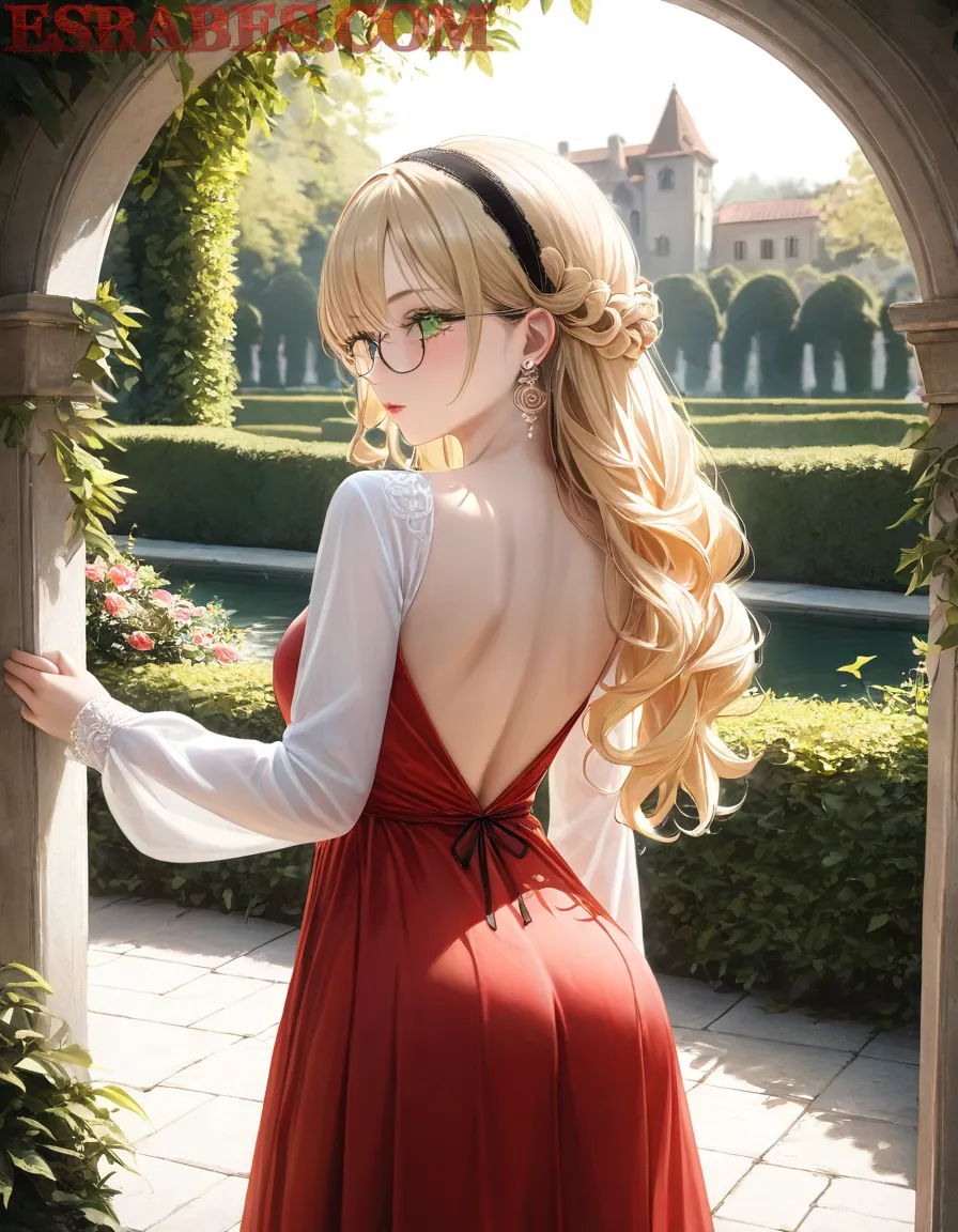 Arte ilustración increíble de Naruto Best Anime Shoujo Ai Tsundere Maid generado por IA