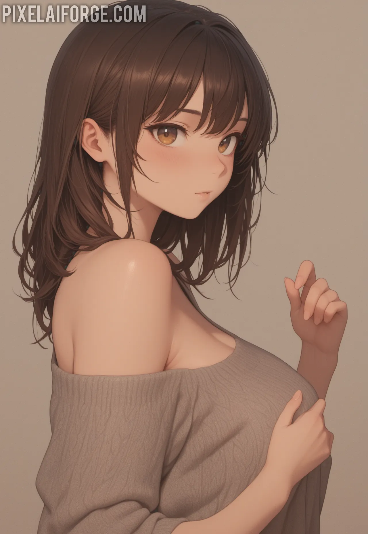 Arte ilustración increíble de Naruto Dragon Ball Anime Characters Moe Senpai generado por IA