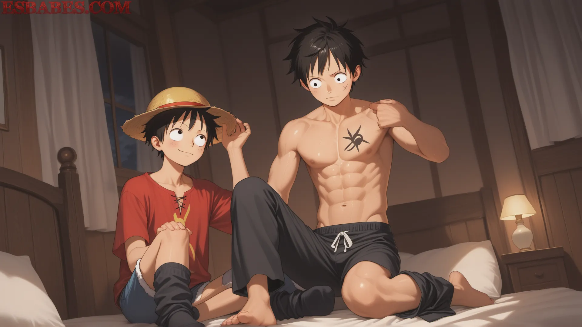 Arte ilustración increíble de Naruto Netflix Anime Anime Expo Seinen Luffy generado por IA