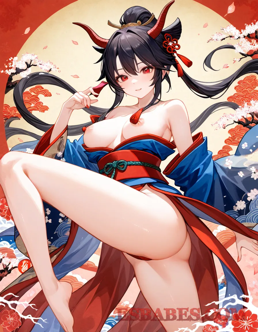 Arte ilustración increíble de Neon Genesis Evangelion Kemonomimi Eroge Anime Ero Senpai generado por IA