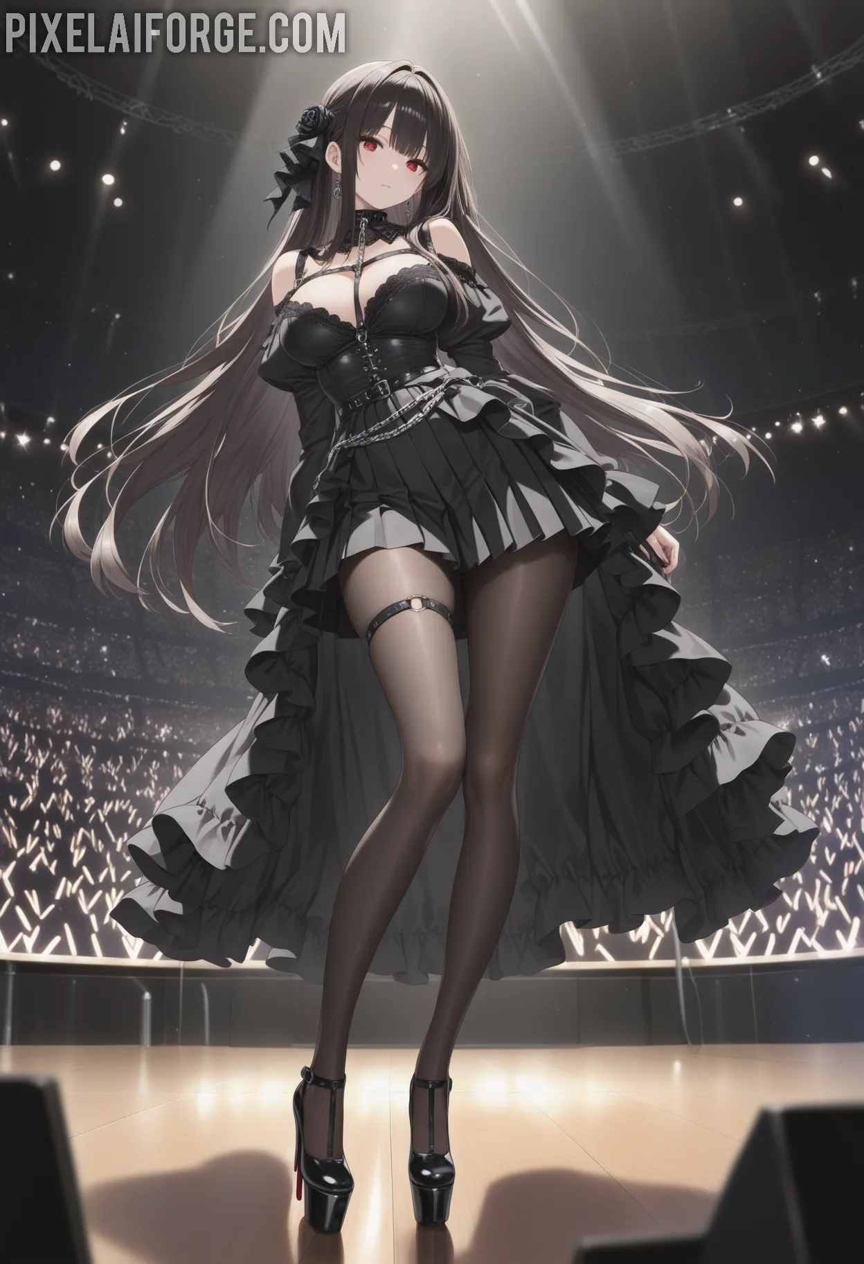 Arte ilustración increíble de Netflix Anime Anime Expo Shojo Anime Music Shounen Ai generado por IA