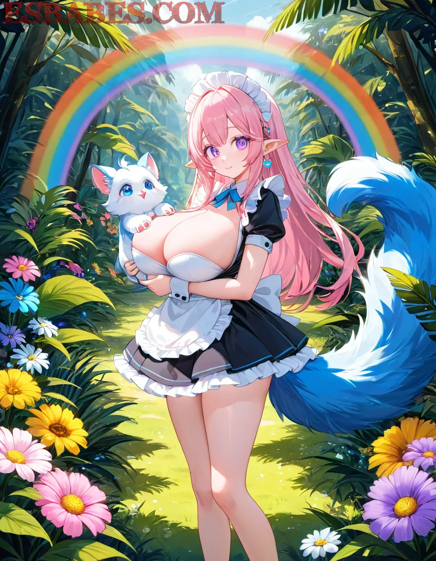 Arte ilustración increíble de New Anime Funimation Netorare Harem Anime Ero generado por IA