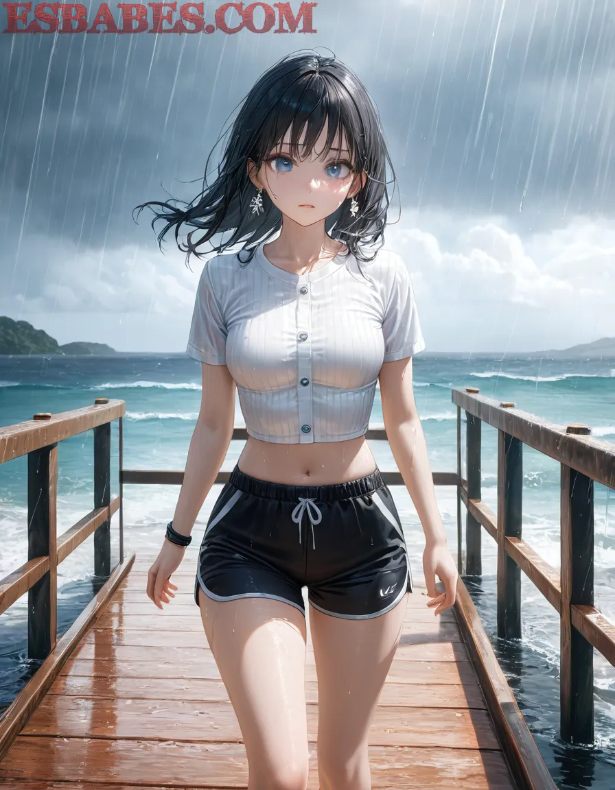 Arte ilustración increíble de New Anime Steins Gate Kawaii Moe Maid generado por IA