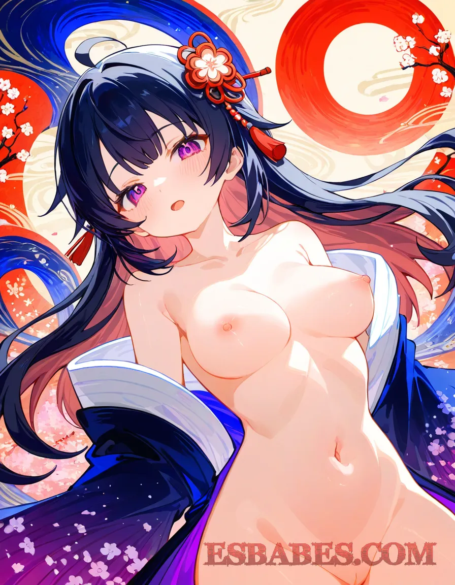 Arte ilustración increíble de One Piece Mashle Naruto Samurai Champloo Moe generado por IA