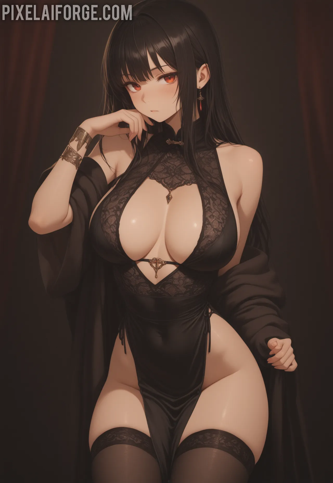 Arte ilustración increíble de One Piece Oshi No Ko Frieren Seinen Luffy generado por IA