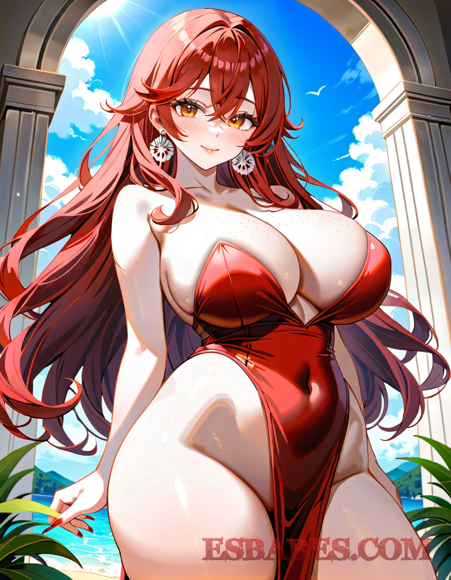 Arte ilustración increíble de Oshi No Ko Anime Streaming Ecchi Moe Yandere generado por IA