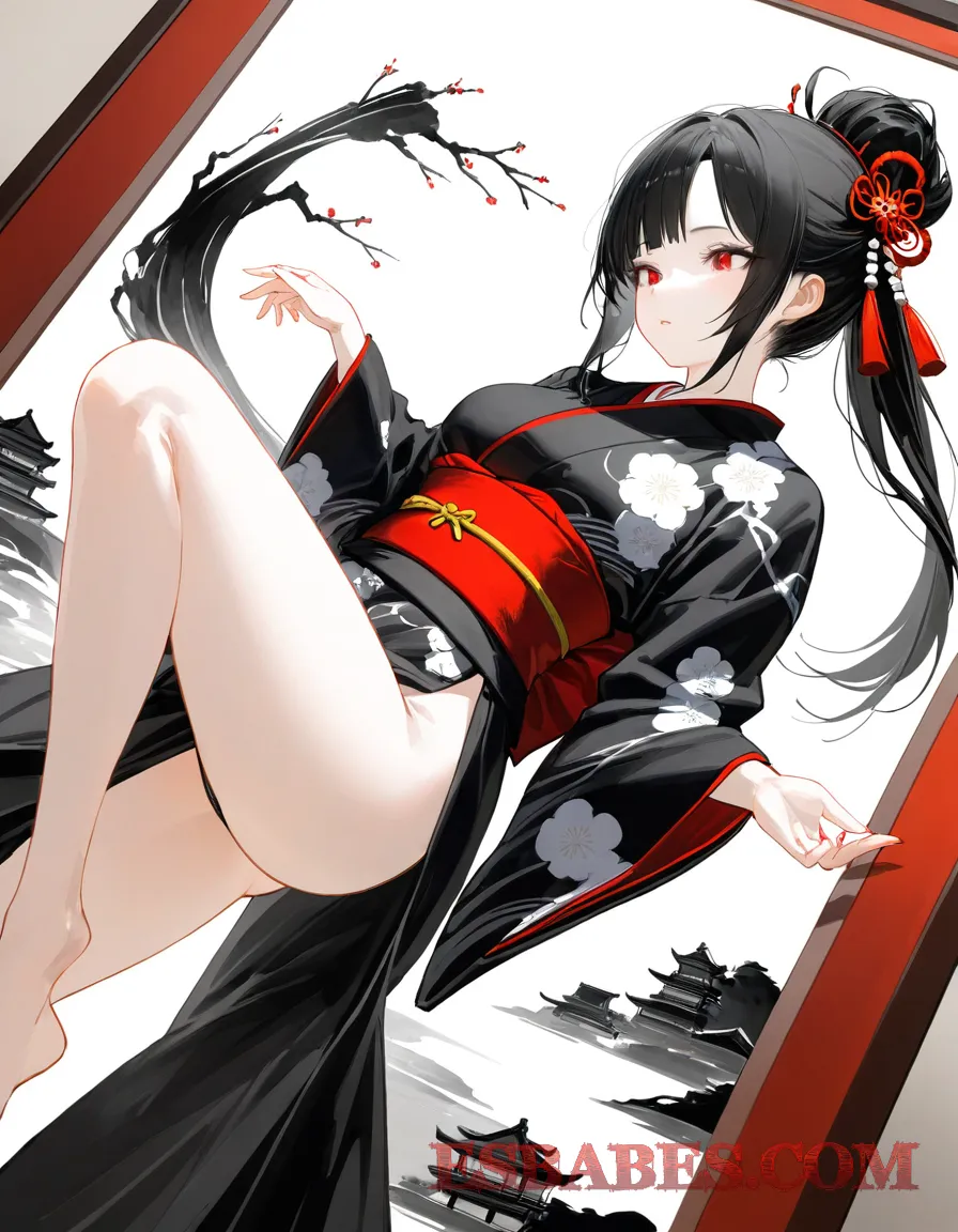 Arte ilustración increíble de Oshi No Ko Anime Trailer Anime Wallpaper Lolicon Maid generado por IA