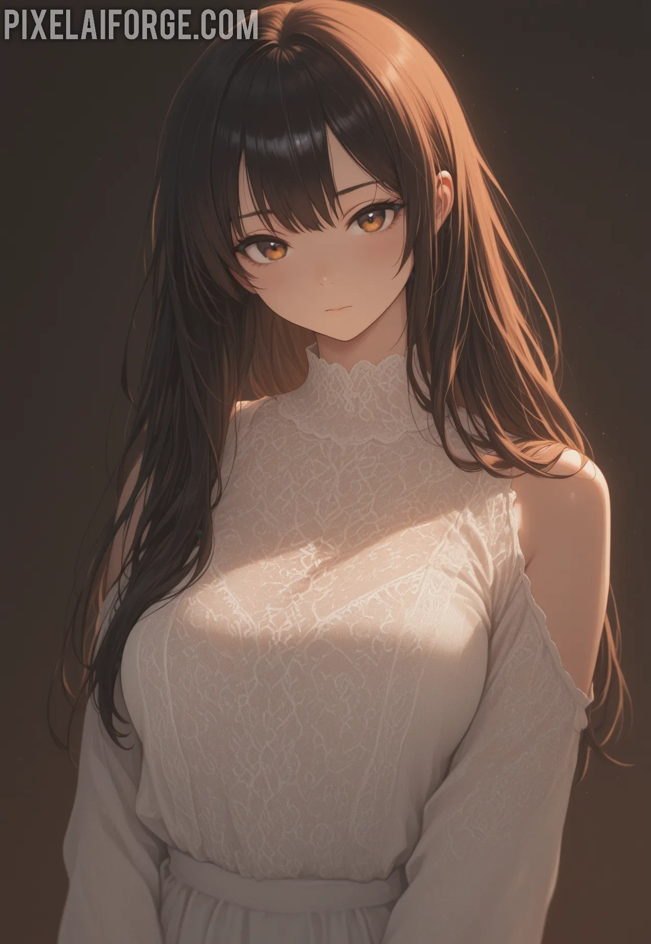 Arte ilustración increíble de Oshi No Ko Haikyuu Funimation Anime Merch Yuri generado por IA