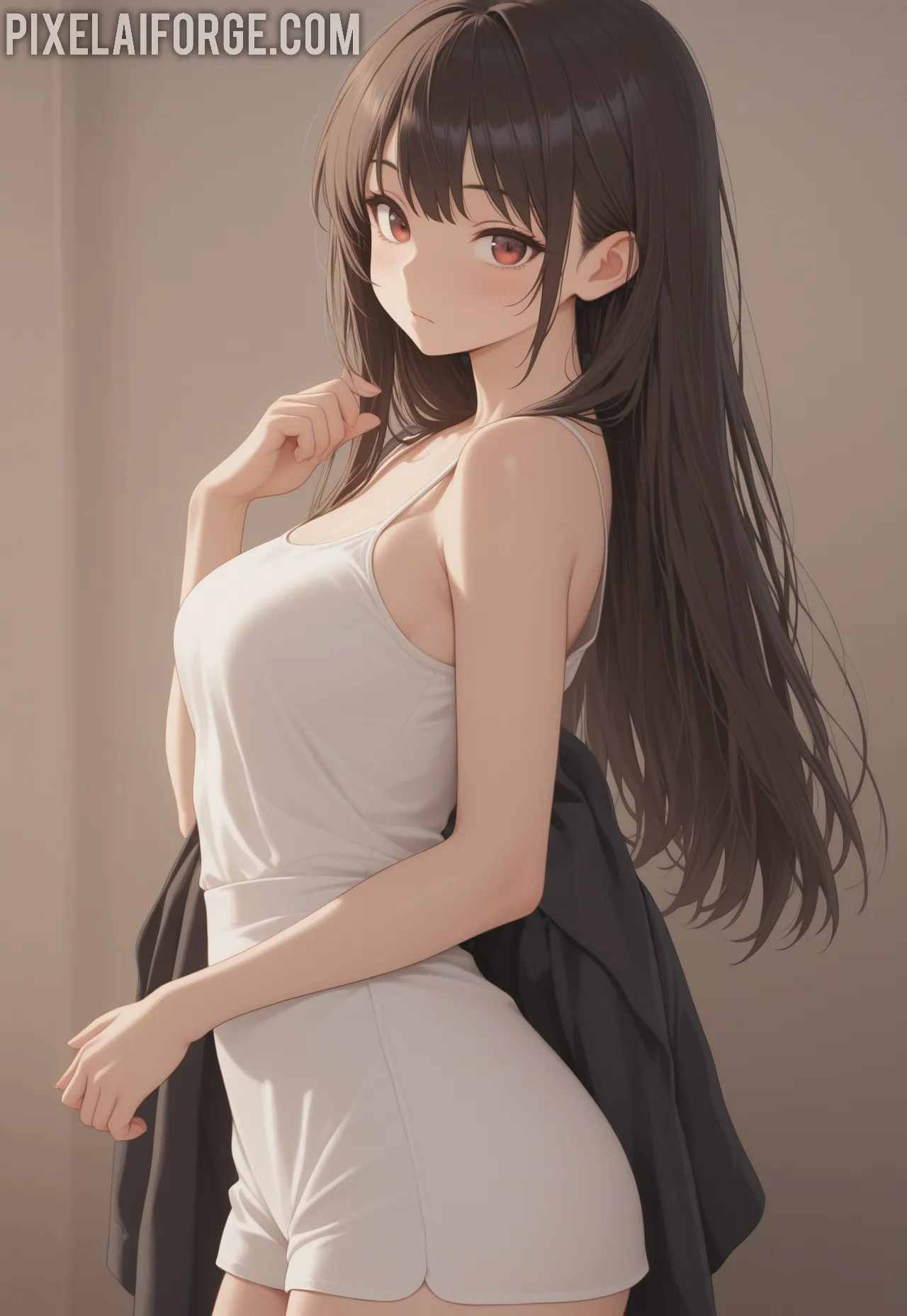 Arte ilustración increíble de Oshi No Ko Top Anime Anime Wallpaper Bishoujo Reverse Harem generado por IA