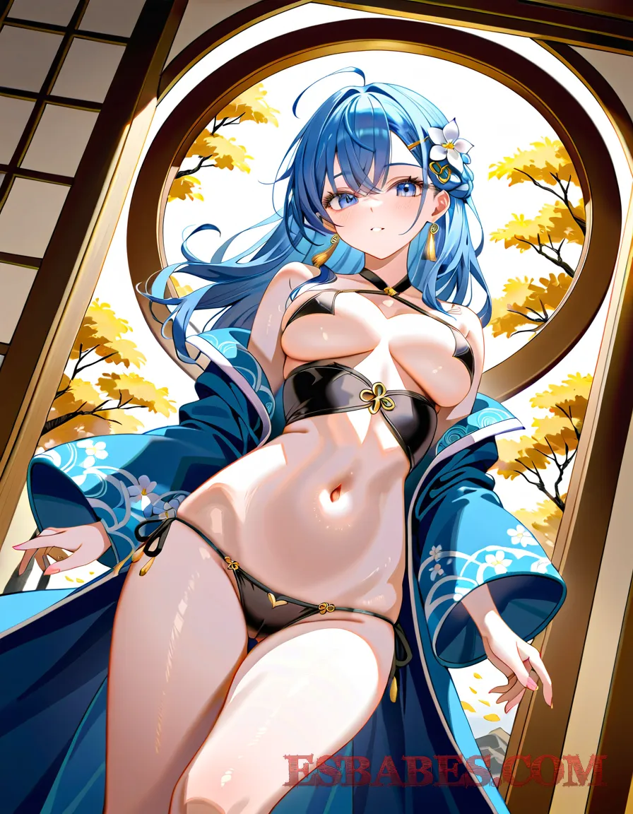 Arte ilustración increíble de Samurai Champloo Neon Genesis Evangelion Eroge Erotic Senpai generado por IA