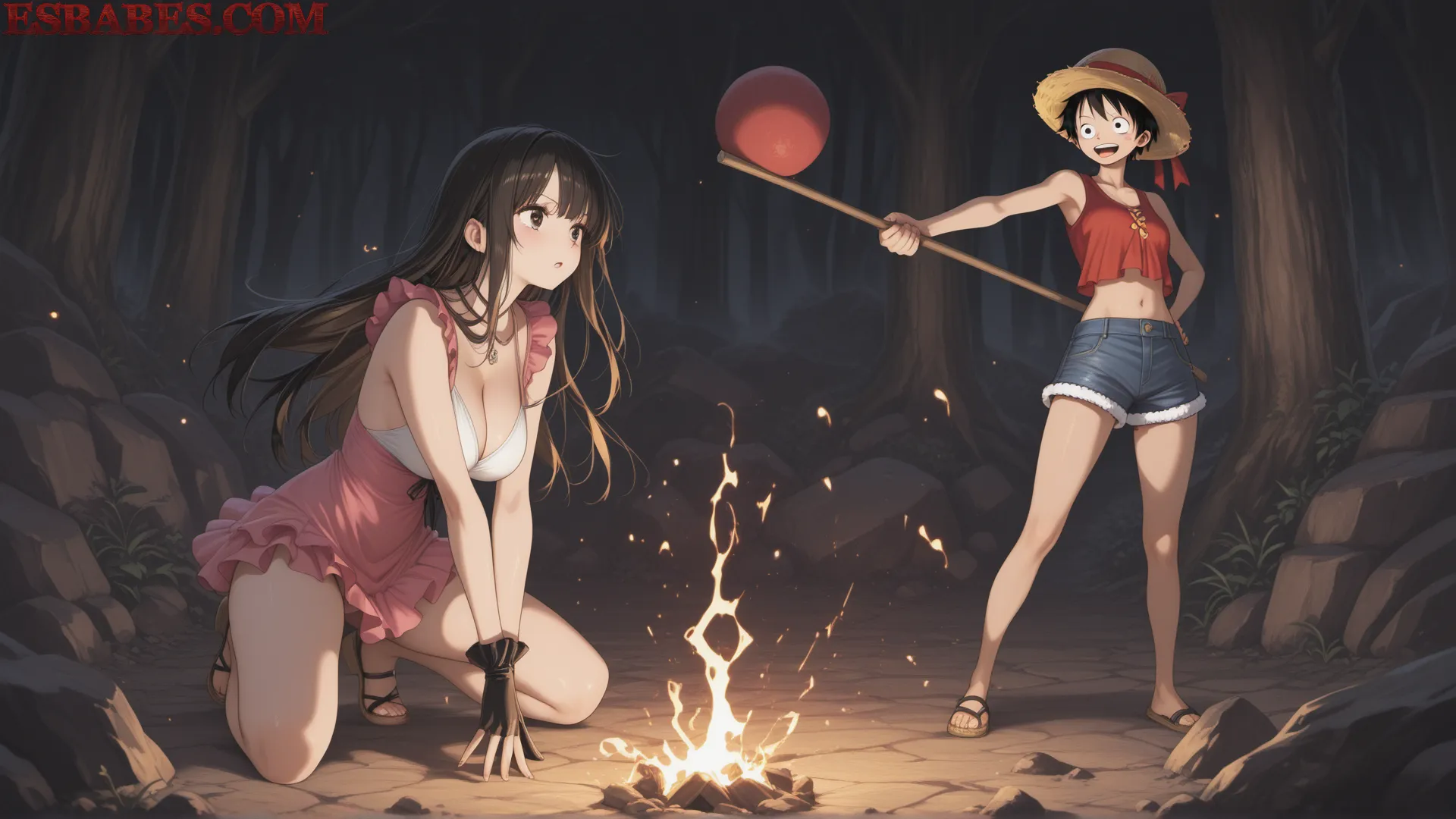 Arte ilustración increíble de Samurai Champloo Netflix Anime Isekai Anime 2025 Eren Yeager generado por IA