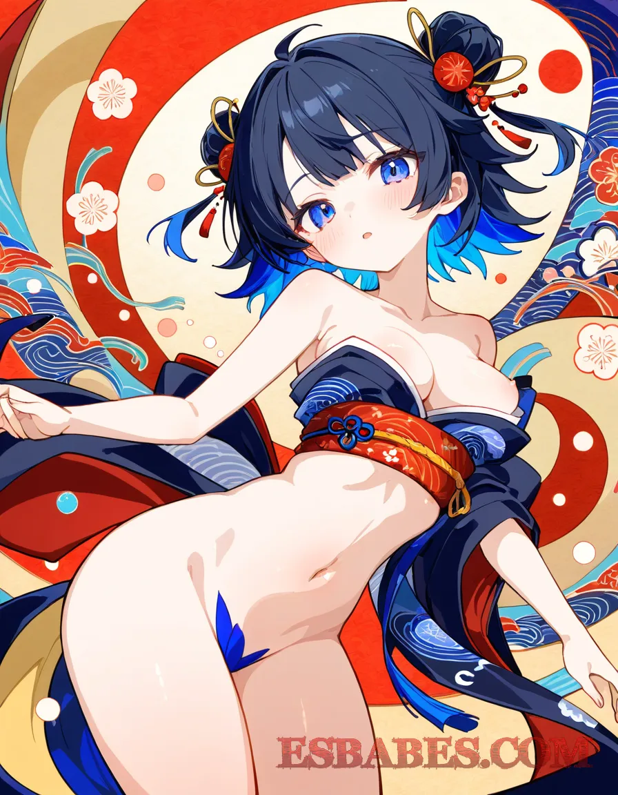 Arte ilustración increíble de Seinen Goku Ecchi Catgirl Lolicon generado por IA