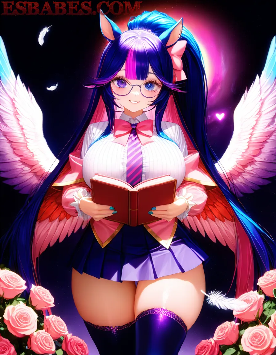 Arte ilustración increíble de Shojo Anime 2025 New Anime Haikyuu Neon Genesis Evangelion generado por IA