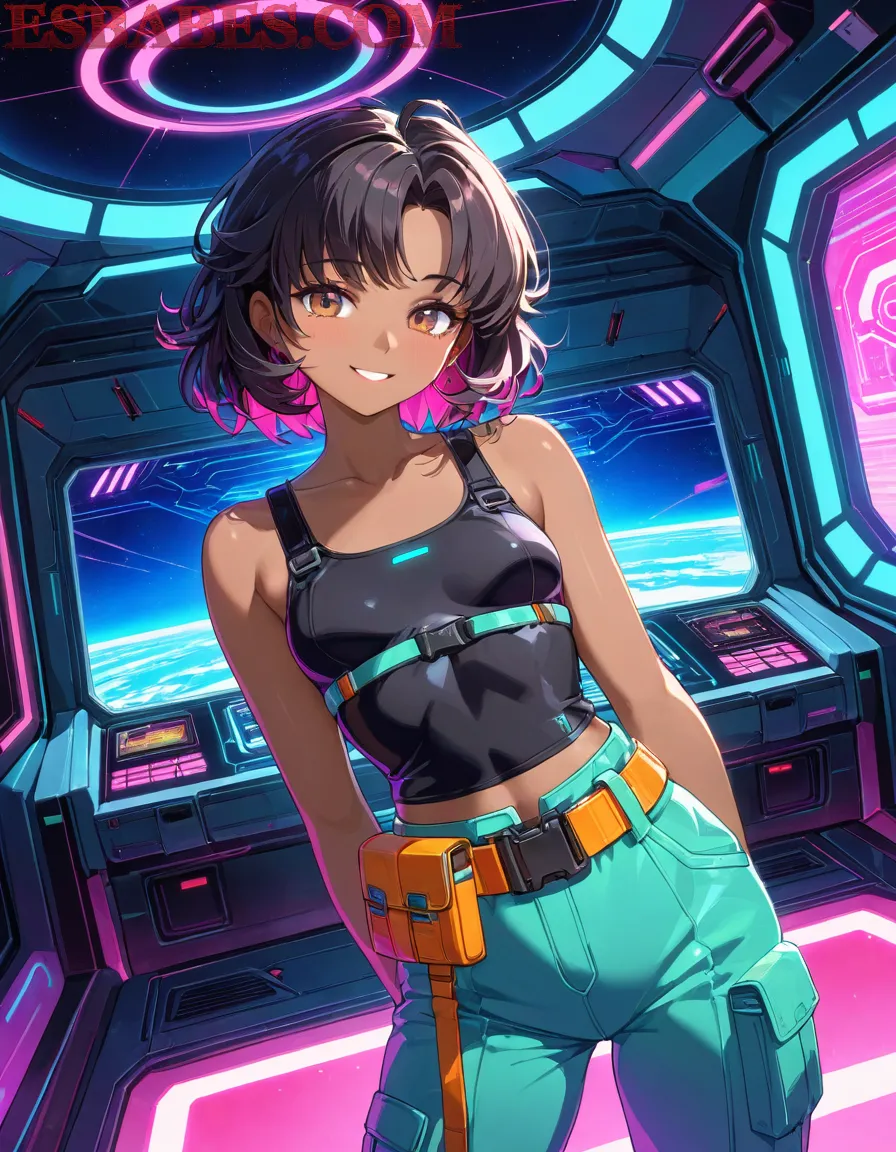 Arte ilustración increíble de Solo Leveling Luffy Shoujo Ai Shotacon Moe generado por IA