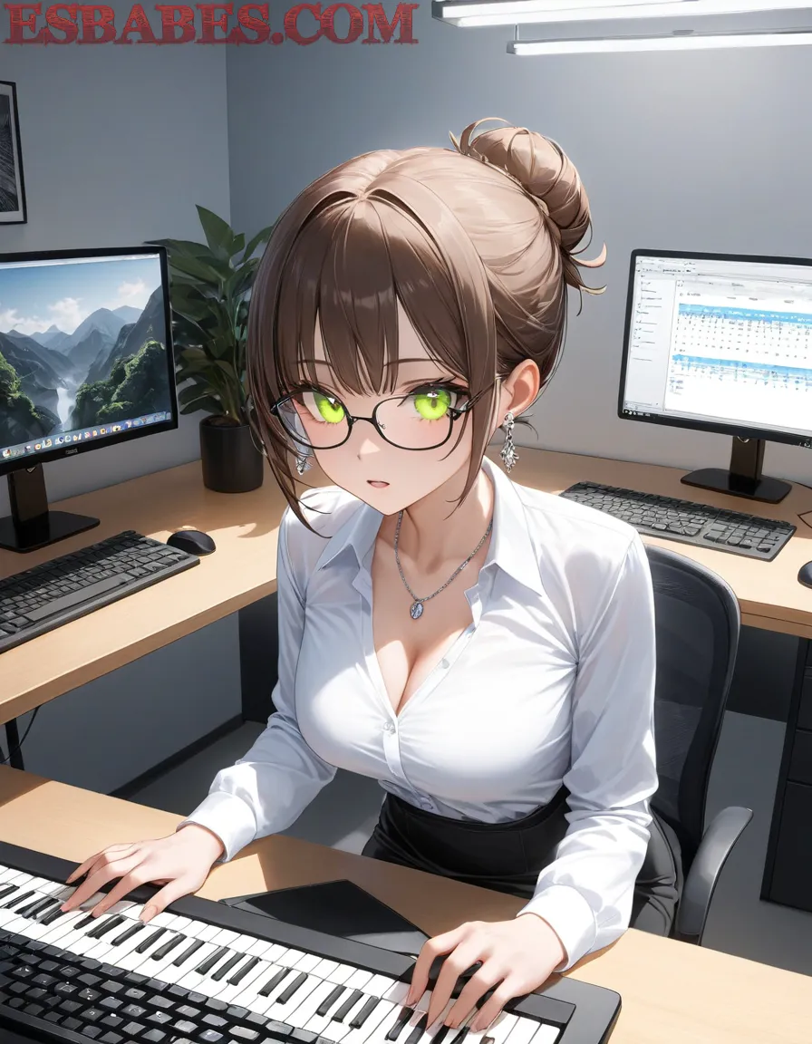 Arte ilustración increíble de Solo Leveling Oshi No Ko Top Anime Yuri Catgirl generado por IA