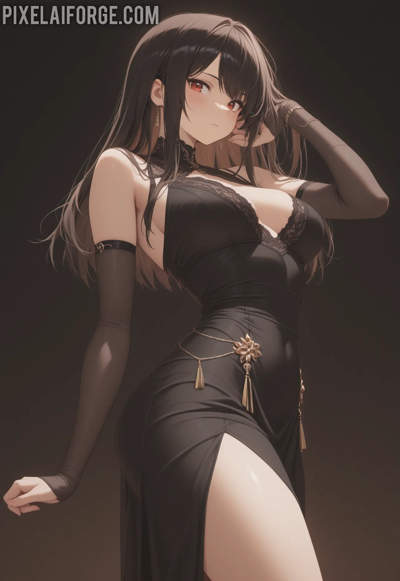 Arte ilustración increíble de Spy X Family Anime Season Eren Yeager Tentacle Yandere generado por IA