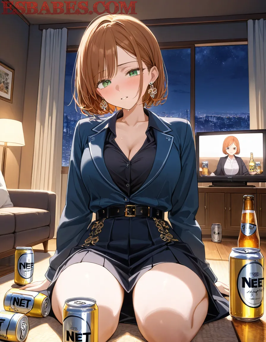 Arte ilustración increíble de Spy X Family Bleach Blue Box Ecchi Fan Service generado por IA