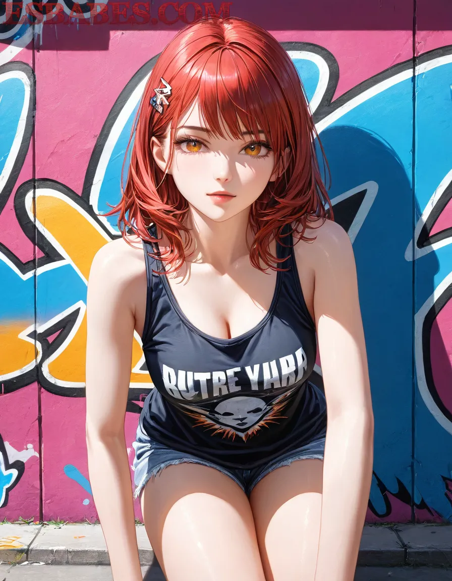 Arte ilustración increíble de Spy X Family Dandadan Catgirl Bara Tentacle generado por IA