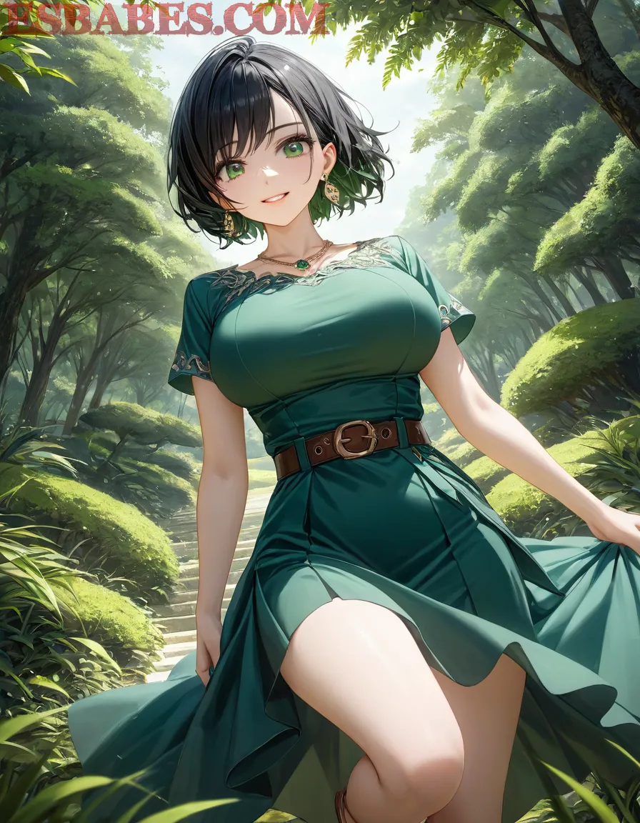 Arte ilustración increíble de Spy X Family Dragon Ball Bleach Harem Maid generado por IA