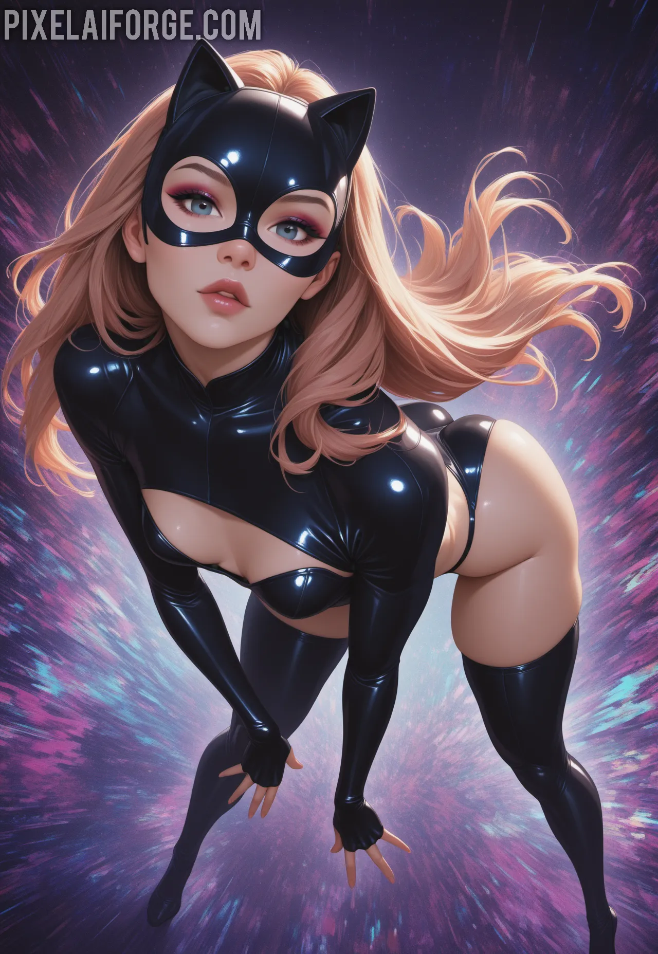 Arte ilustración increíble de Watch Anime Anime Games Chainsaw Man Steins Gate Yandere generado por IA