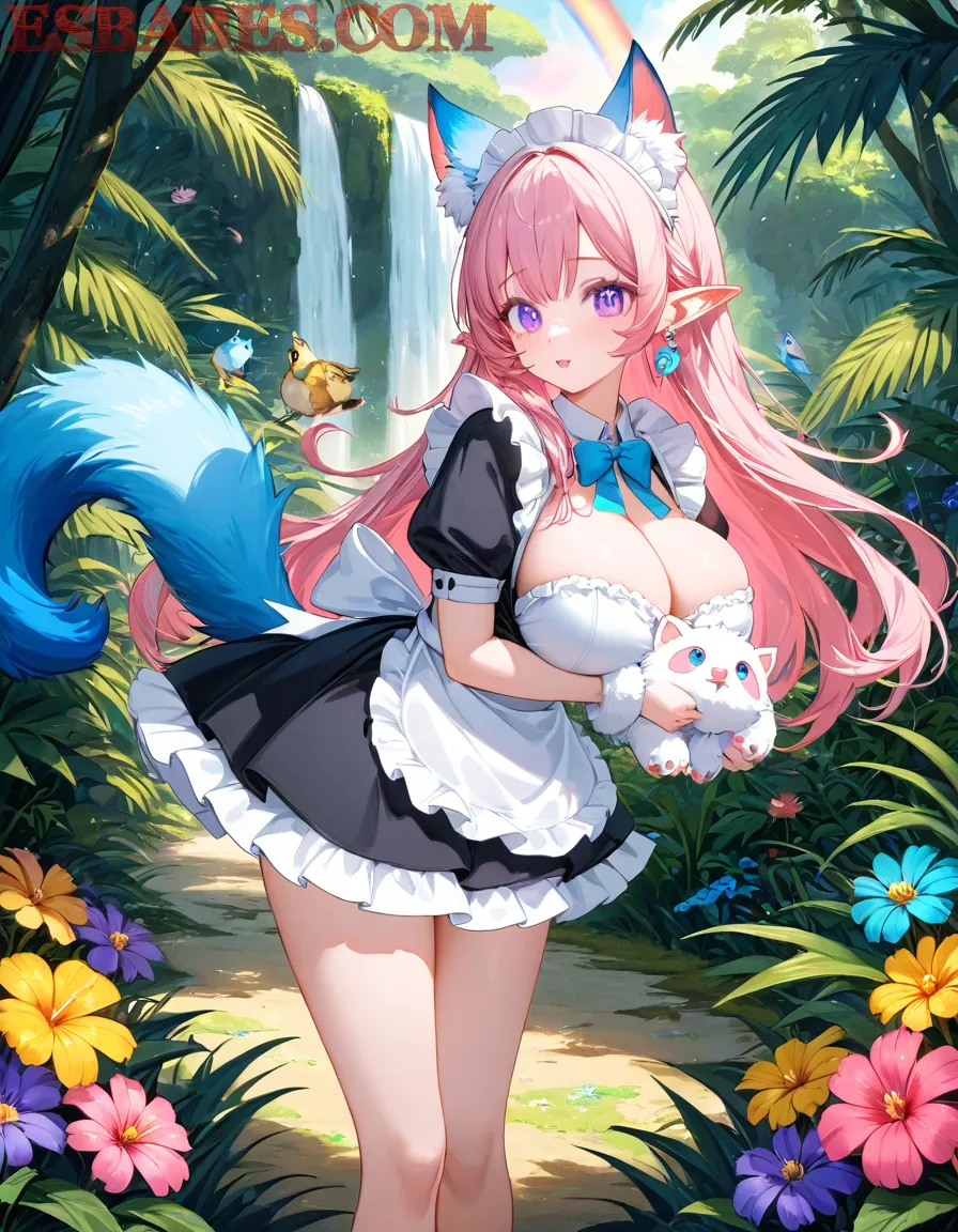 Arte ilustración increíble de Watch Anime Bleach Cosplay Anime Series Tsundere generado por IA