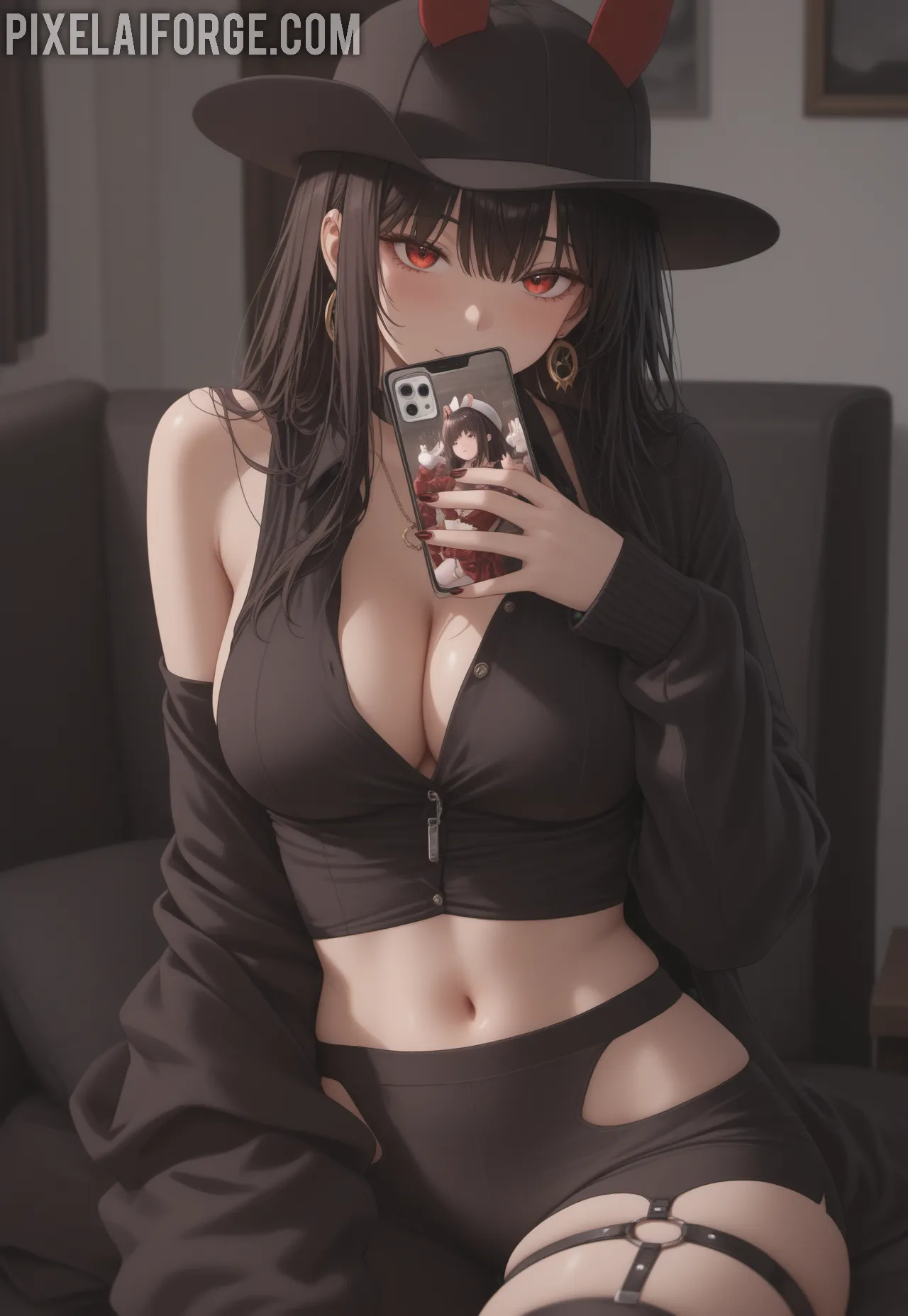 Arte ilustración increíble de Watch Anime Demon Slayer Manga Anime Opening Shoujo Ai generado por IA